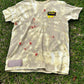 T-shirt Tie & Dye avec design Marron cream - KARIBBEAN PROUD