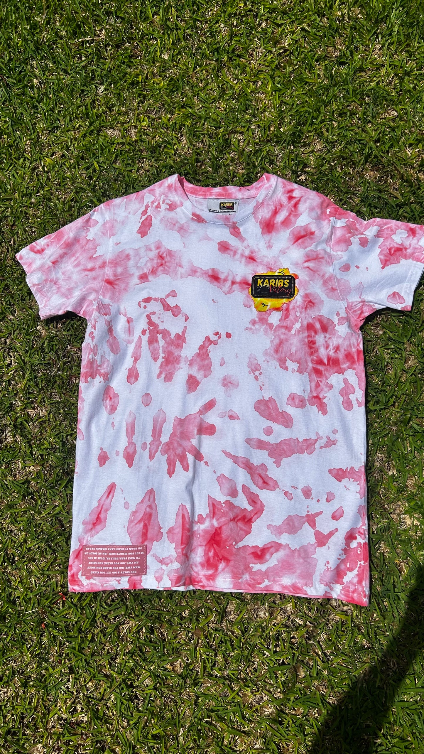 T-shirt Tie & Dye avec design ROSE - KARIBBEAN PROUD