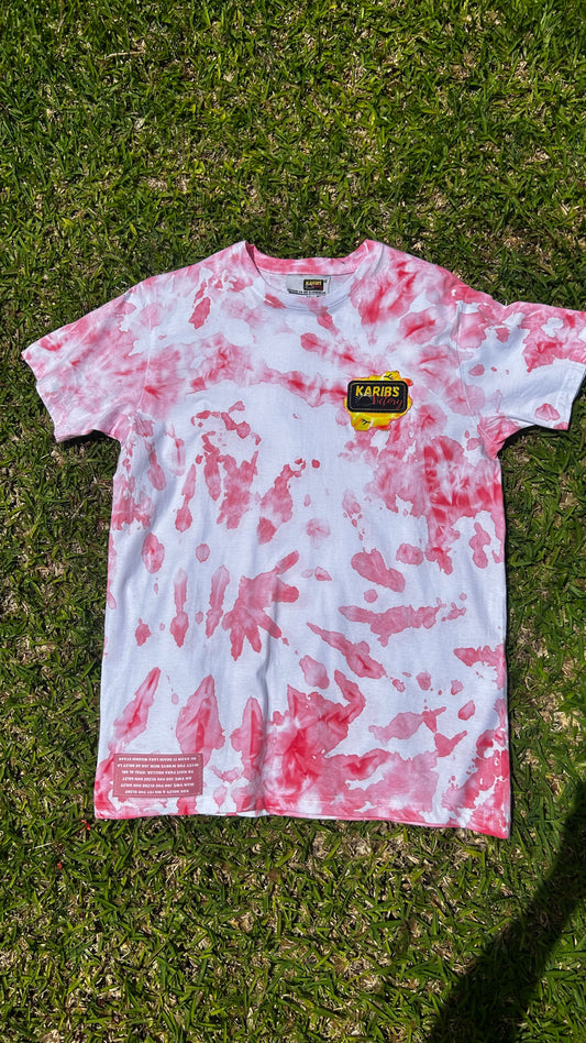 T-shirt Tie & Dye avec design ROSE - KARIBBEAN PROUD